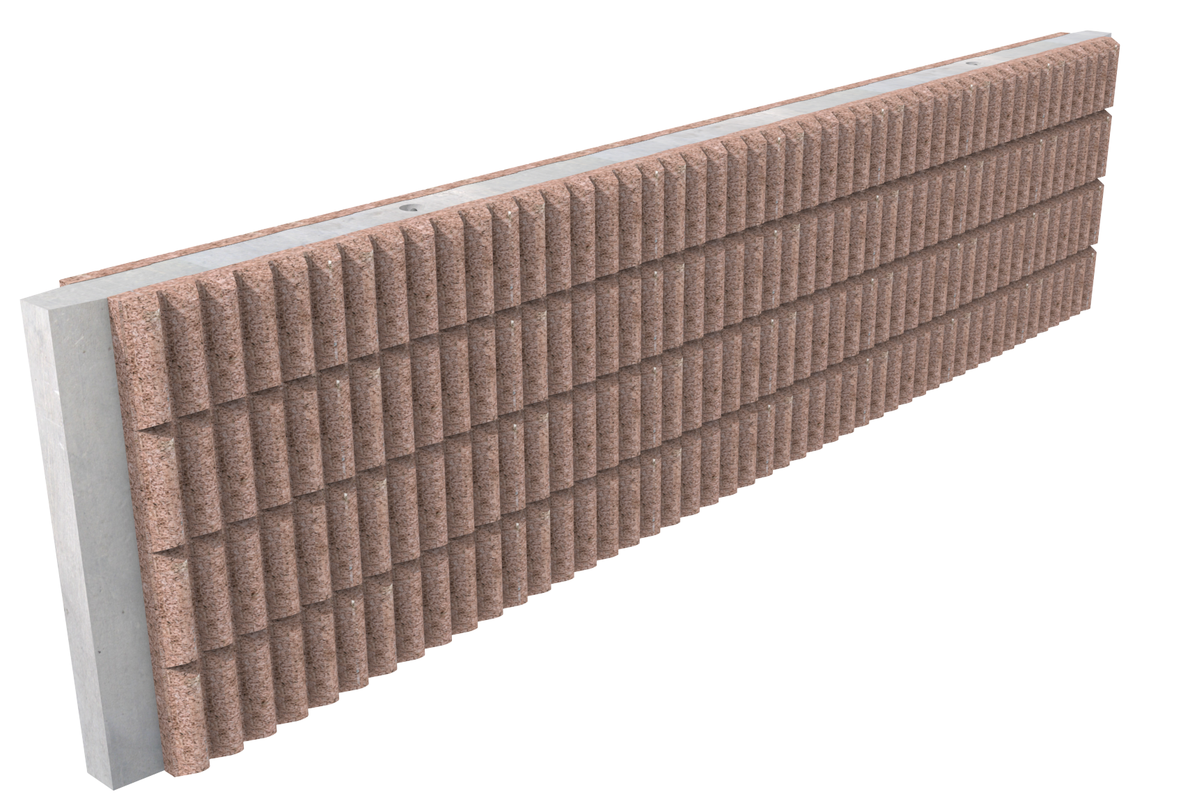 Schallabsorber-Wand Fertigteil